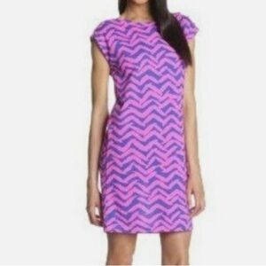 Lilly Pulitzer Pink and Purple Sheath Mini Dress